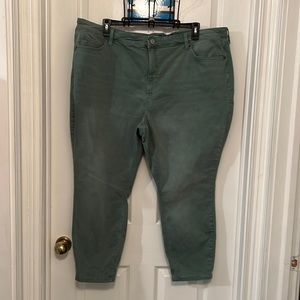 Light Jade Green Jeans